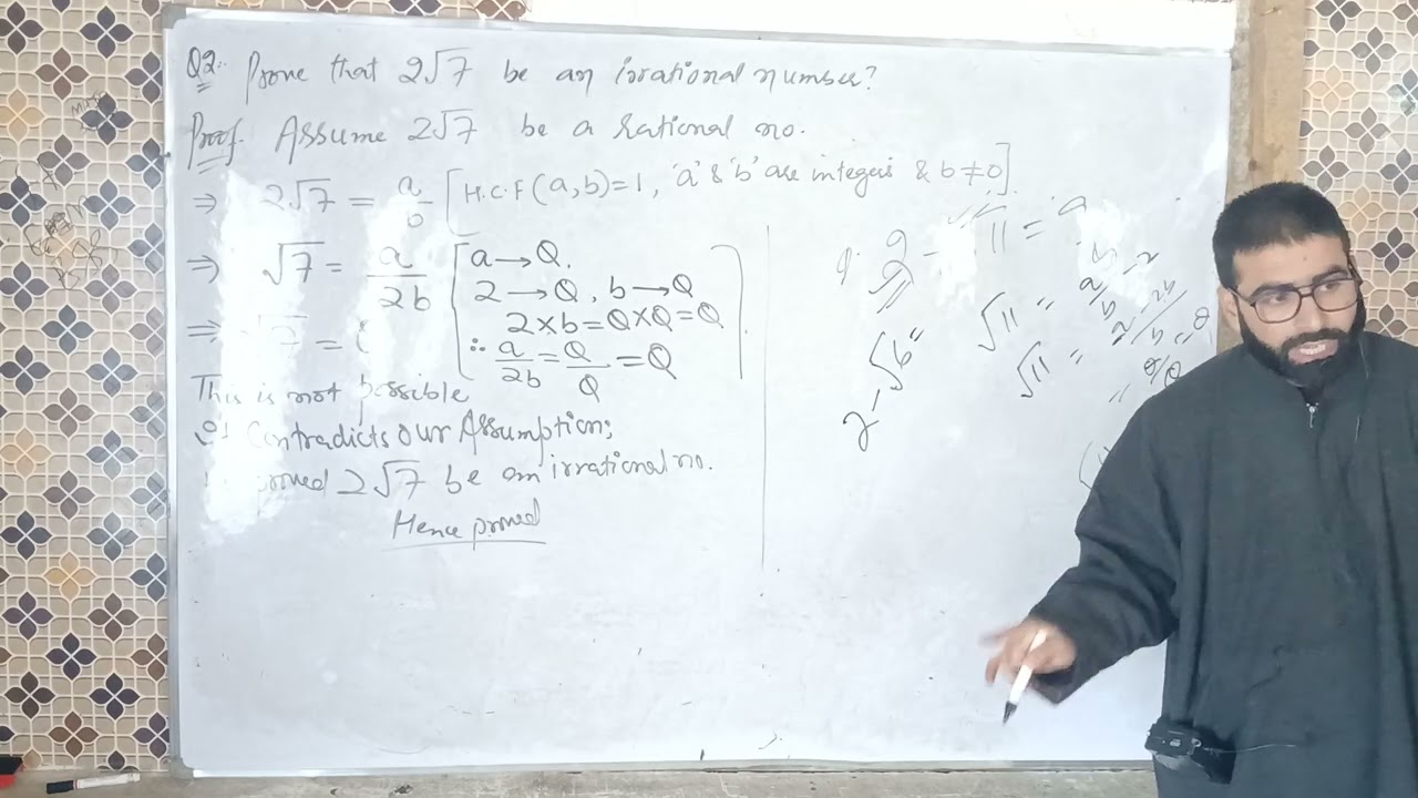 Questions based on irrationality || CLASS 10TH ||BY JAHANGIR SIR 
