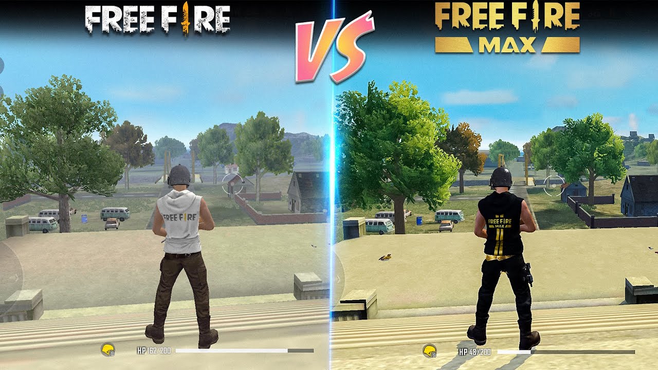 FREE FIRE MAX VS FREE FIRE Graphics Comparison Hindi