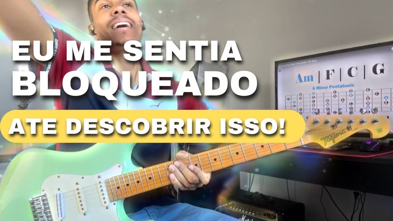Escala PENTATÔNICA ela  Mudou Para Sempre a Minha Forma de Tocar!