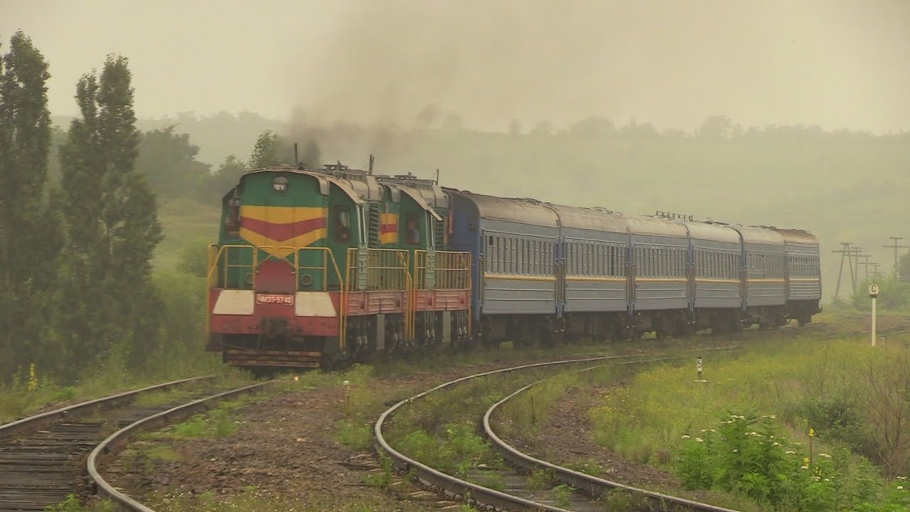 Двoйная тяга: ЧМЭ3-5740+3867 / Double traction: CME3-5740+3867