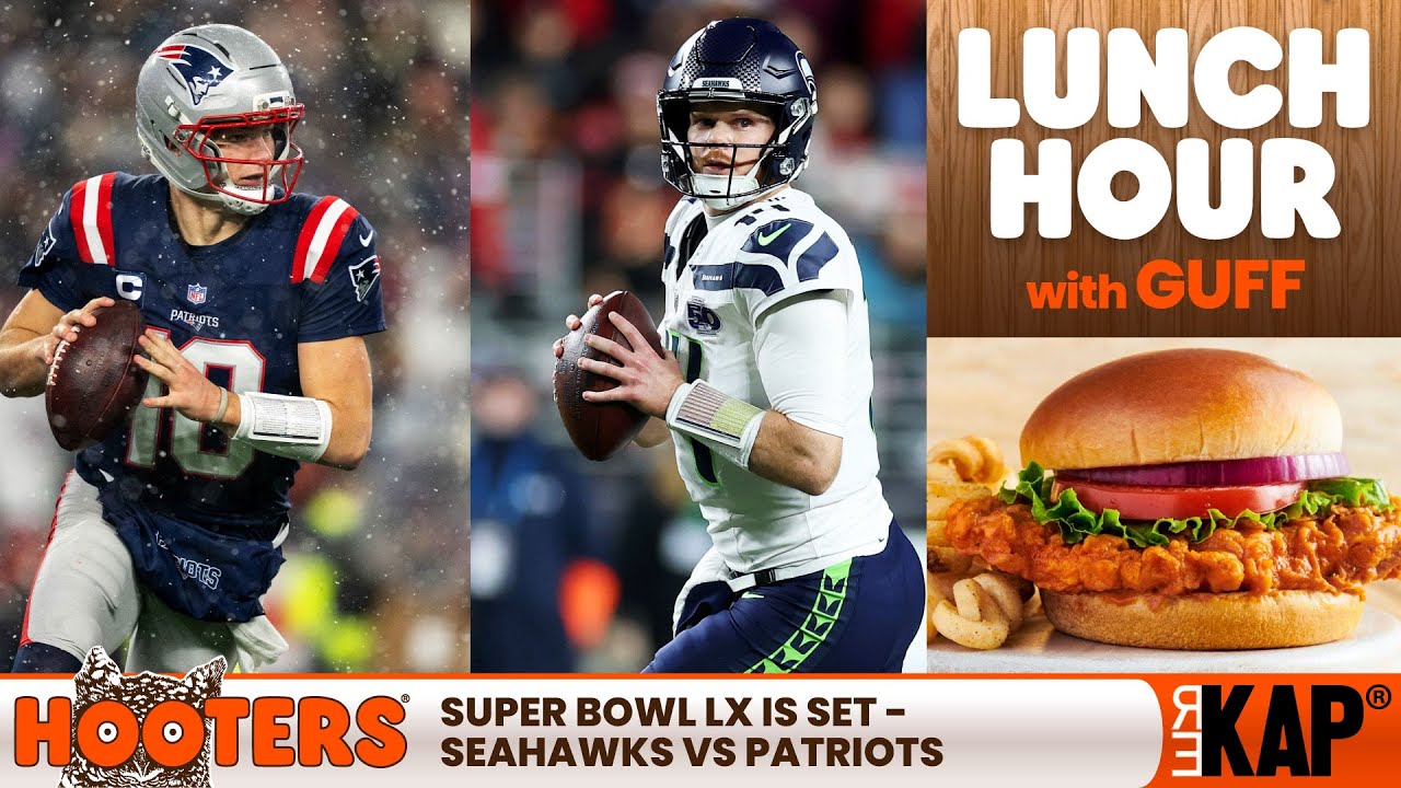 🍔 REKAP Lunch Hour: Super Bowl LX is set - Seattle Seahawks vs. New England Patriots