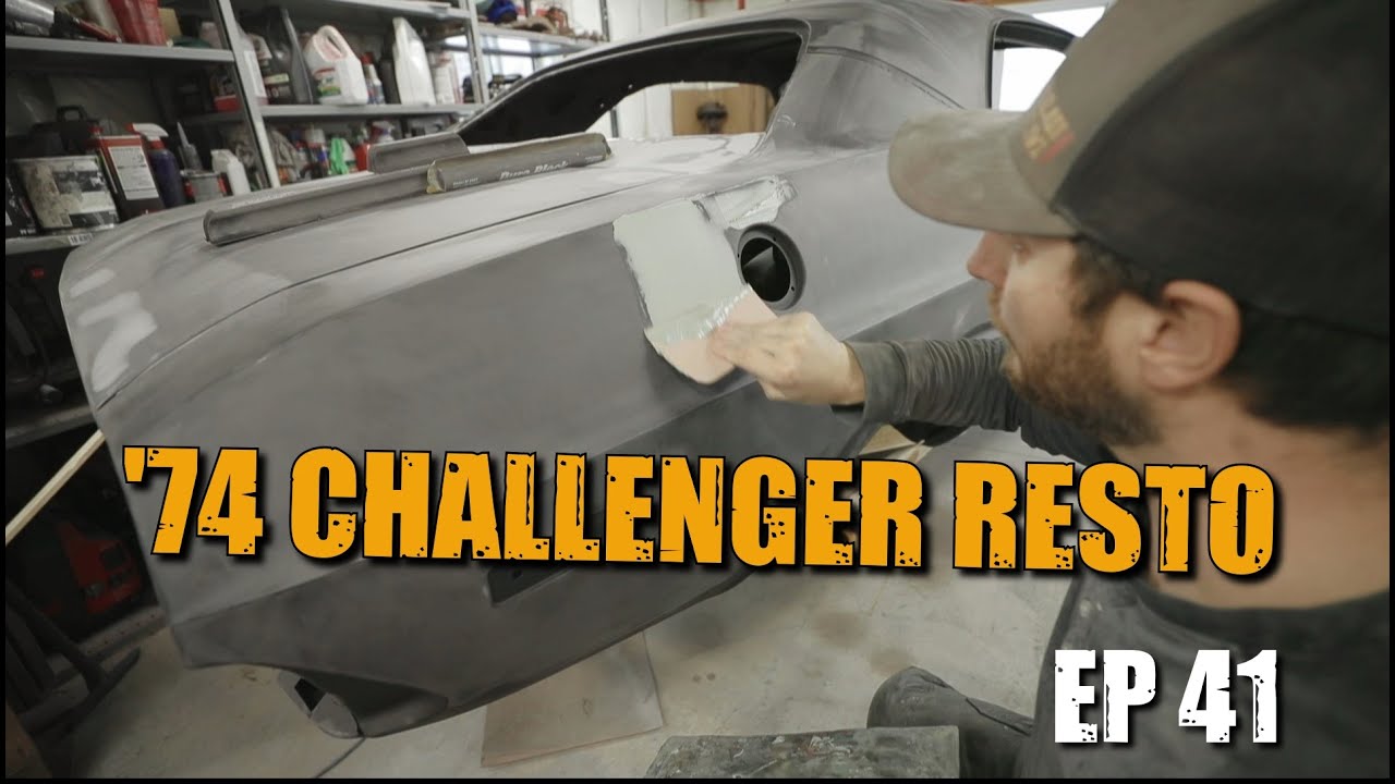 Реставрация Dodge Challenger 1974 года № 41 - ШЛИФОВКА И ШЛИФОВКА БЛОКОВ
