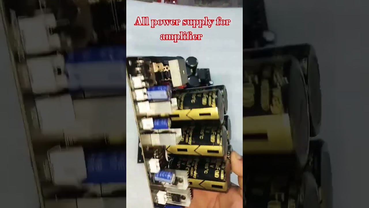 6 capacitor power supply || 12 capacitor power supply #mytuneaudio