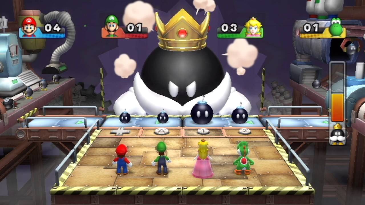 Mario Party 9 | Bombard King Bob-omb