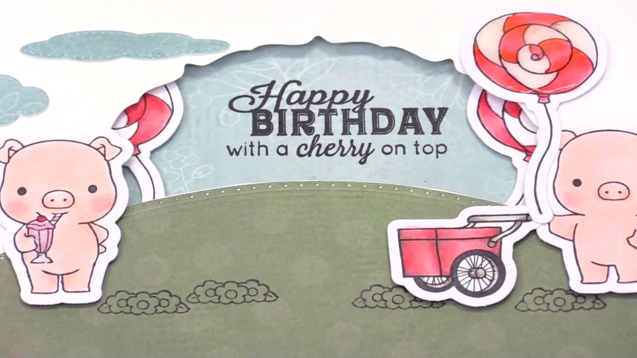 How to Create Die Cut Window Cards with Angie Hunt | LDRS Creative