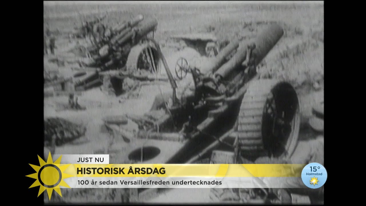100 år sedan Versaillesfreden efter första världskriget: ”Har påverkat nazismens … - Nyheterna (TV4)