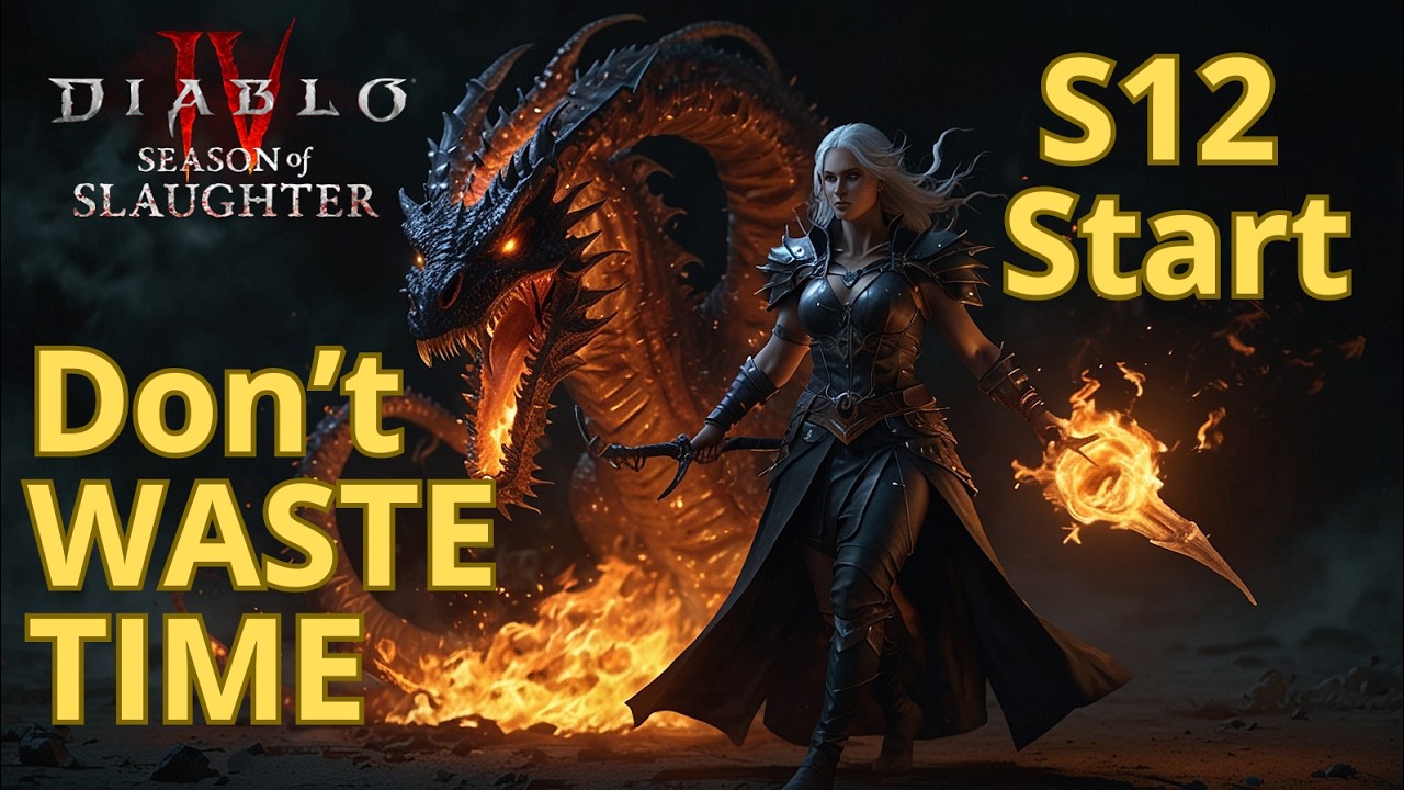 Fastest Start Build for Diablo 4 Season 12. Sorceress Leveling Guide!
