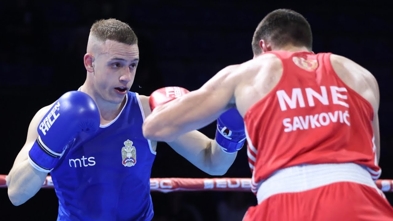 Jovan Nikolić (SRB) vs. Stefan Savković (MNE) European Boxing Championships 2024 QF's (71kg)