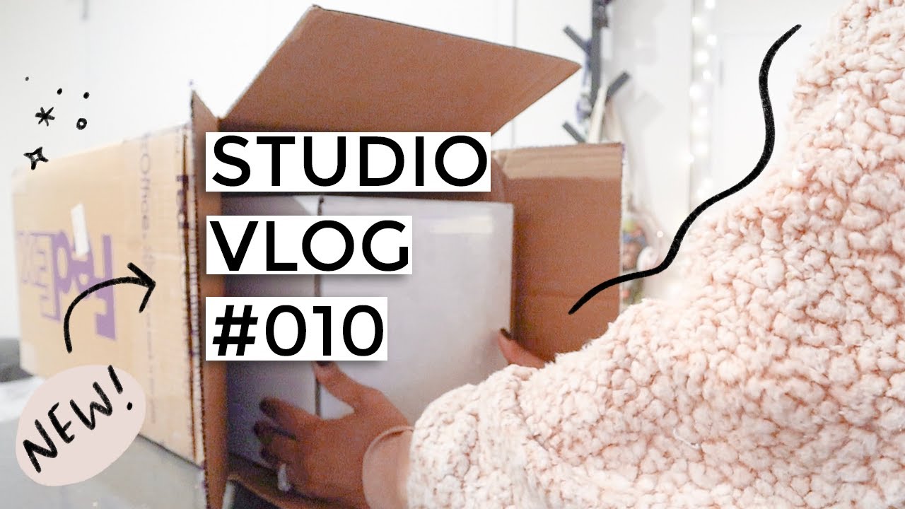 STUDIO VLOG 010 | New Equipment & Restocking my Etsy shop!