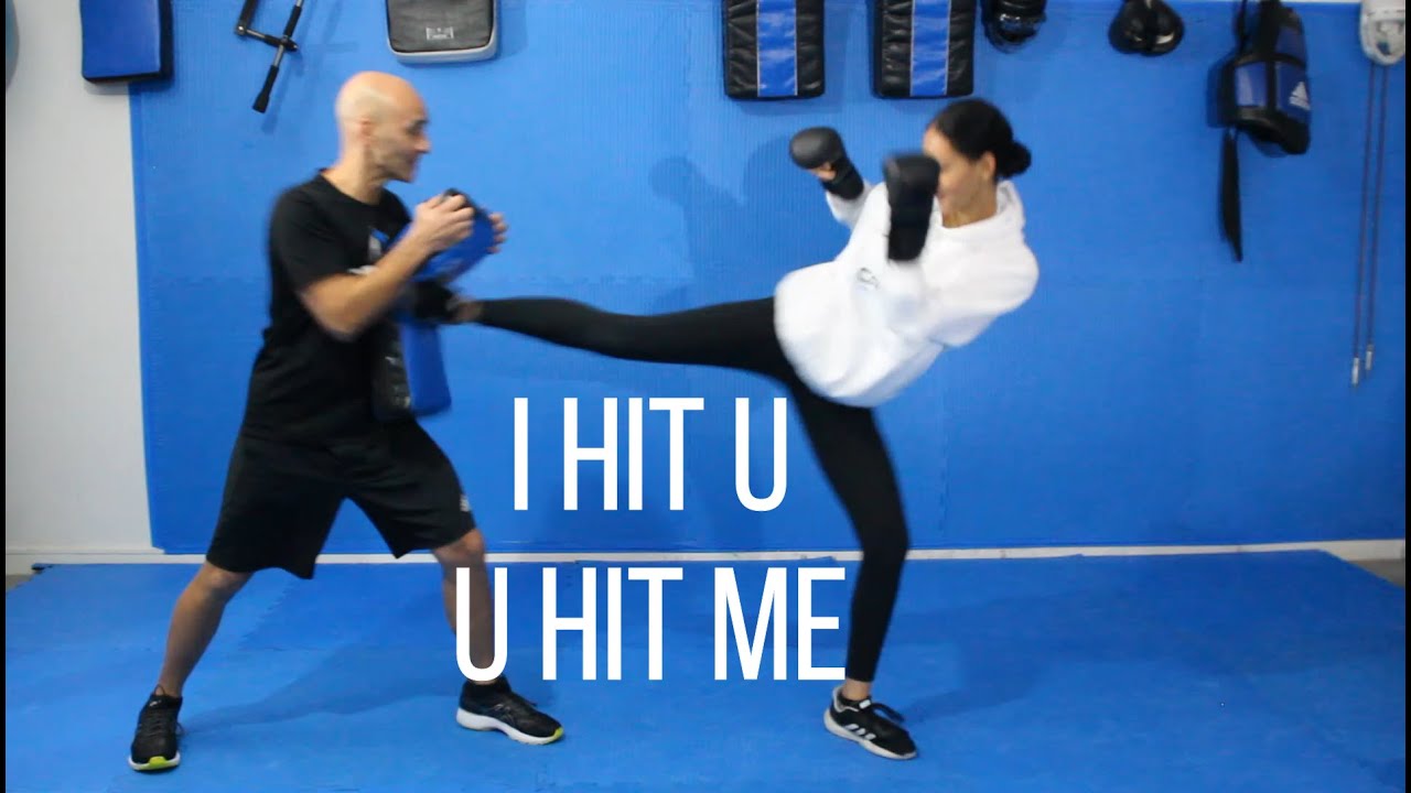 KICK SHIELD DRILL ( I HIT U, U HIT ME)