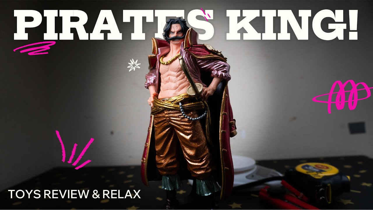 Relaxing Gol D. Roger Figure Review (4K, No Talking) | King of Artist