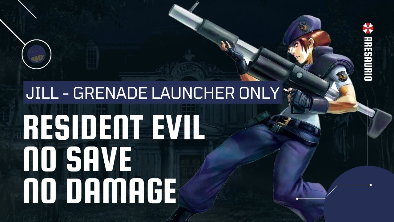 Resident Evil (PC) | No Save | No Damage | Jill - Grenade Launcher Only
