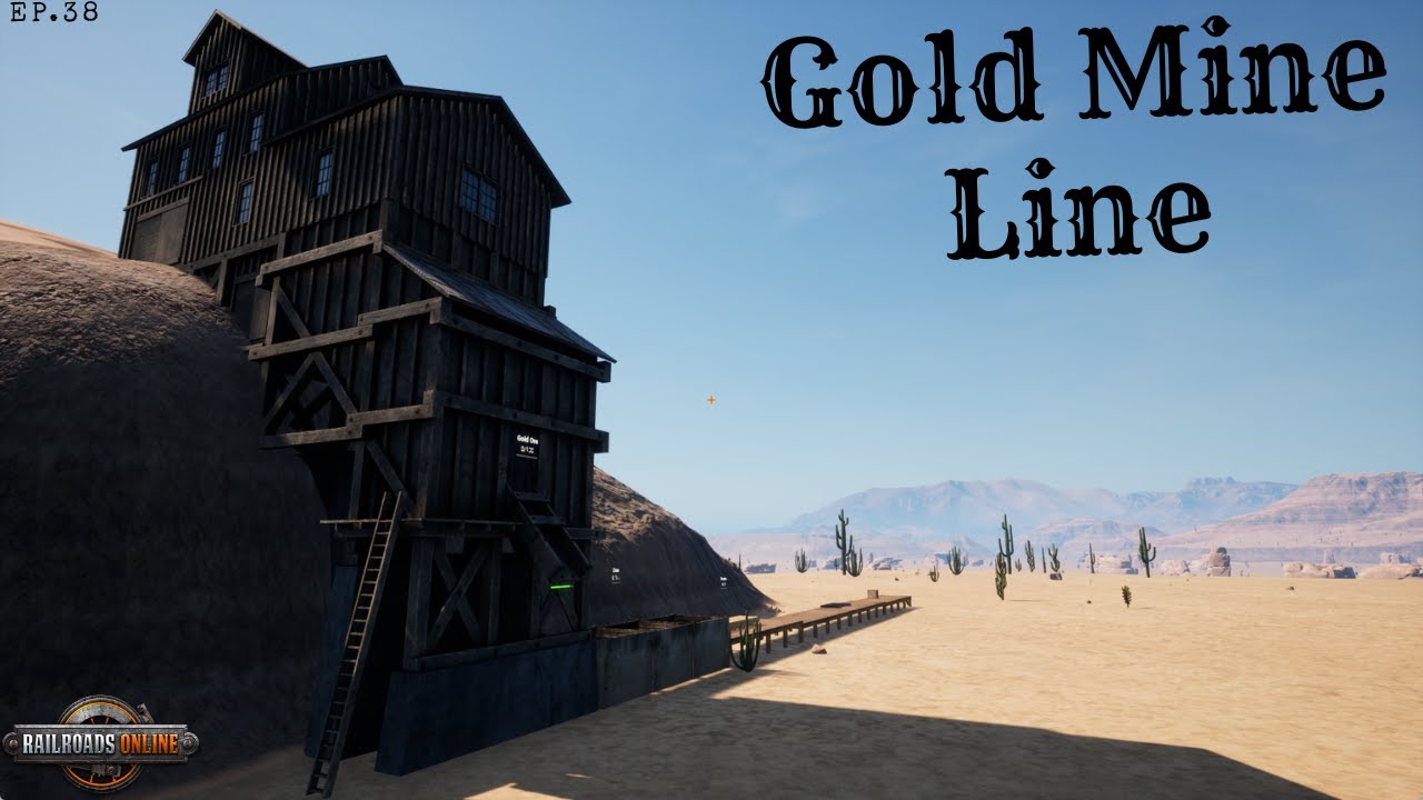 Золотая шахта в RailRoads Online! Меса-Плейнс, эпизод 38.