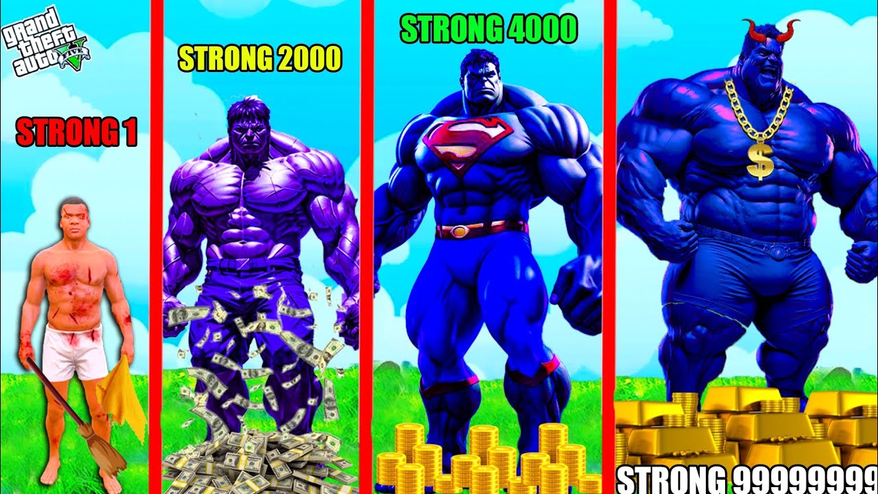 Franklin Purchasing $1 BLUE HULK Suit to $1,000,000,000 in GTA 5