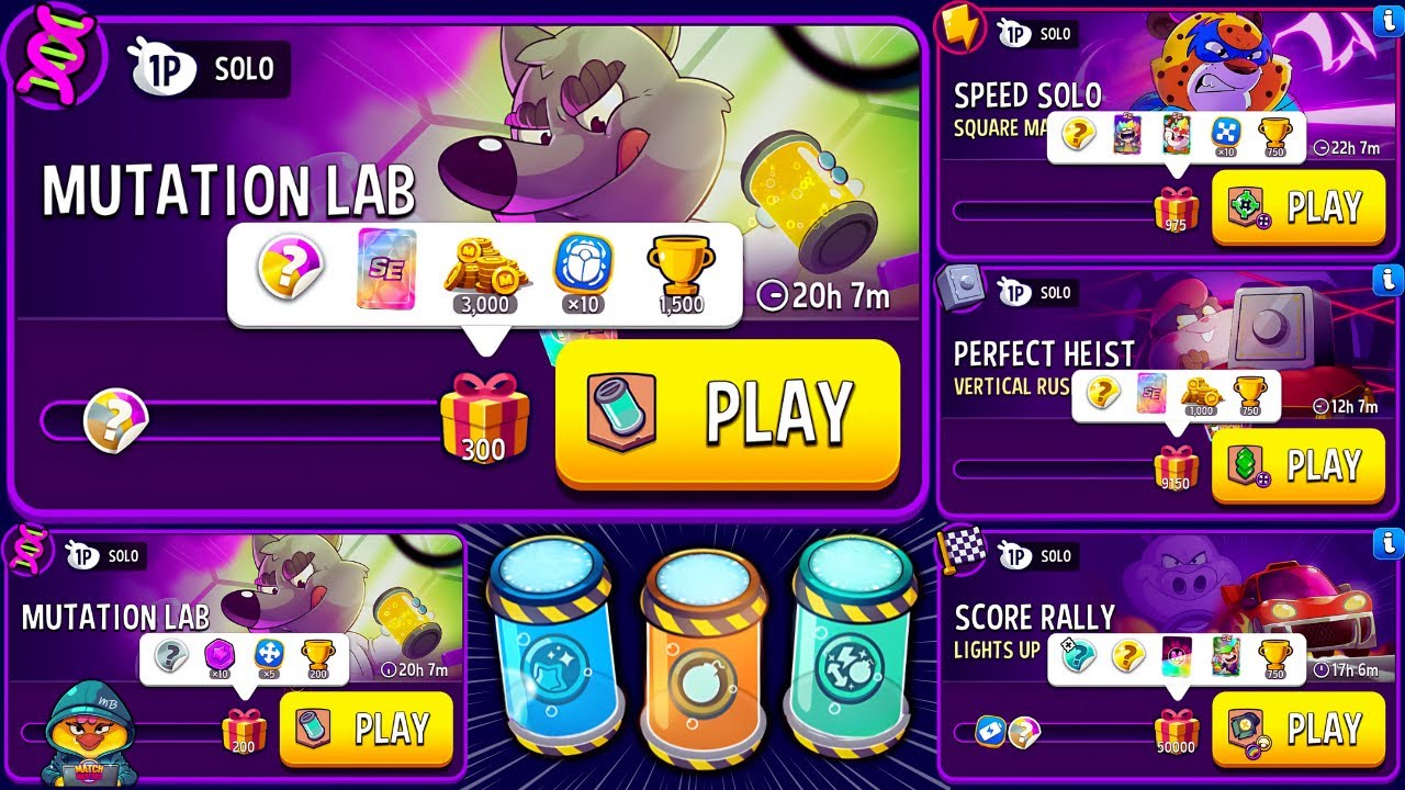 MATCH MASTERS x5 SOLO🔥 Mutation Lab 200 & 300 DNA, Lights Up, Vertical Rush, Square Match