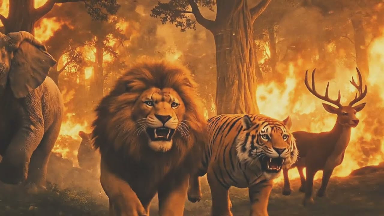 అడవిని రక్షించిన పిచ్చుక ప్రయత్నం | తెలుగు కథలు