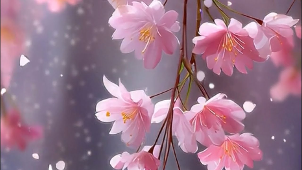 Instant relief from stress and get relaxed after listening to relaxing cherry blossoms #relaxing 