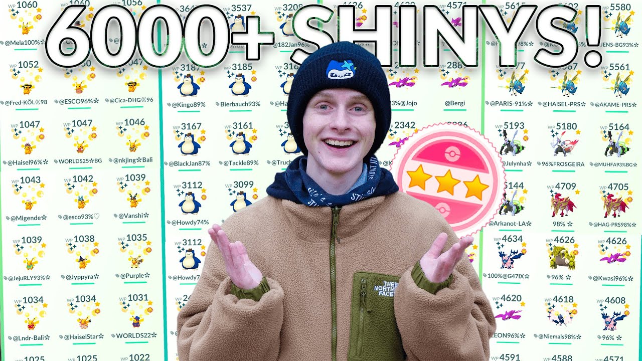 Meine 6000+ SHINY Pokémon GO Sammlung!