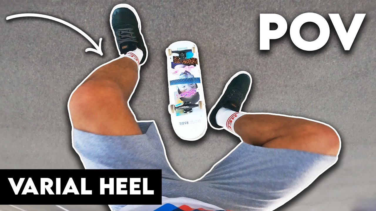 First Person Varial Heelflip Tutorial | POV Skate Lessons