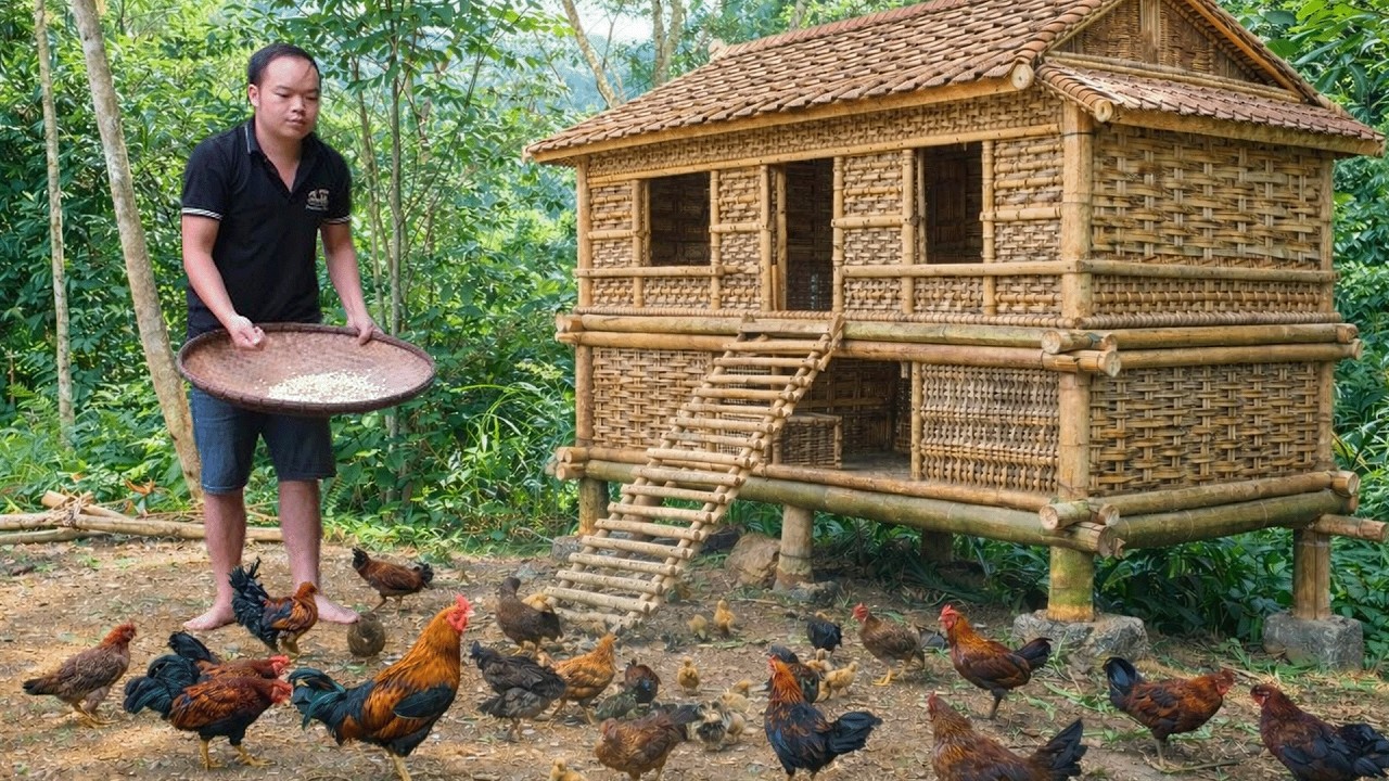 Moving the Chicken Coop Reveals a Shocking Discovery | Primitive Skills Survival