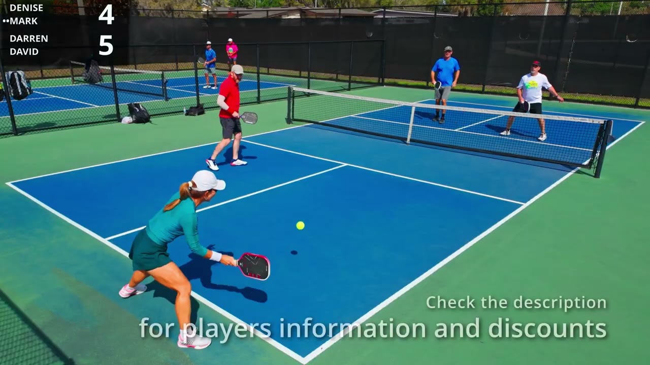 Senior 5.0 Mixed vs 4.5 Men's Pickleball