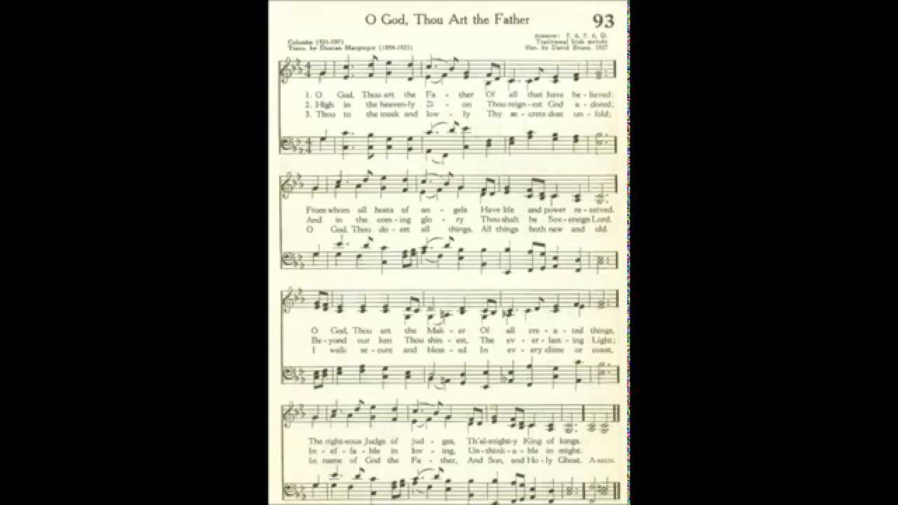 O God, Thou Art the Father (Durrow)