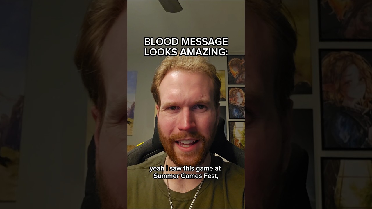 BLOOD MESSAGE ВЫГЛЯДИТ ПОТРЯСАЮЩЕ #shorts