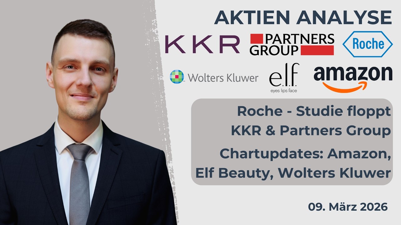 Roche Aktie, KKR Aktie, Partners Group Aktie, ELF Aktie, Wolters Kluwer Aktie, Amazon Aktie