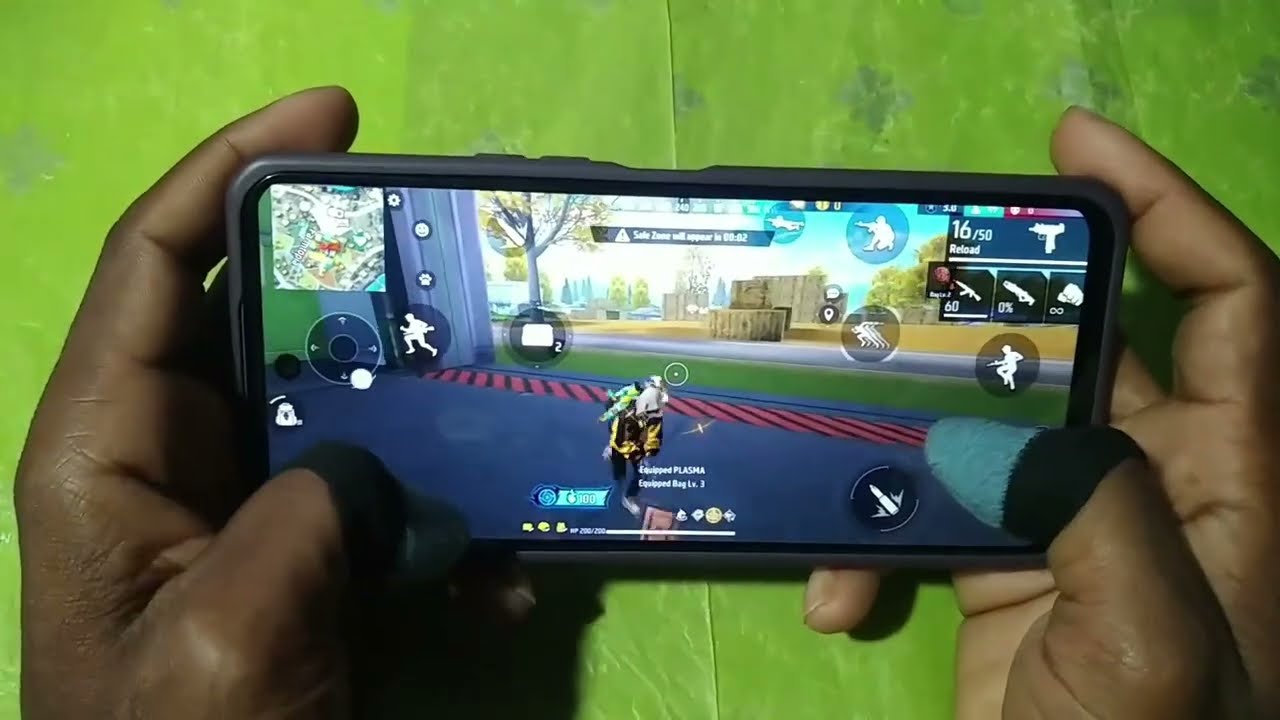 Handcam gameplay in ff max⚡⚡. 
