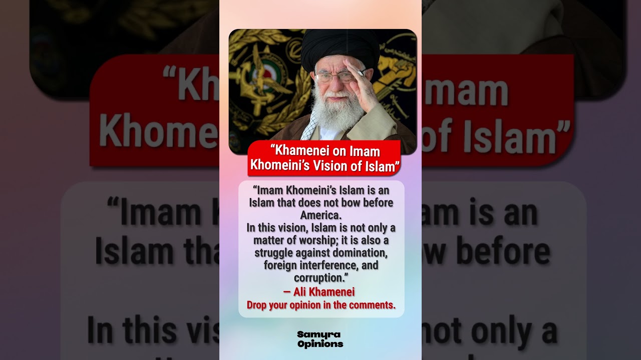 Iran&rsquo;s Supreme Leader Defends Khomeini&rsquo;s Ideology in Major Speech #trendingnow