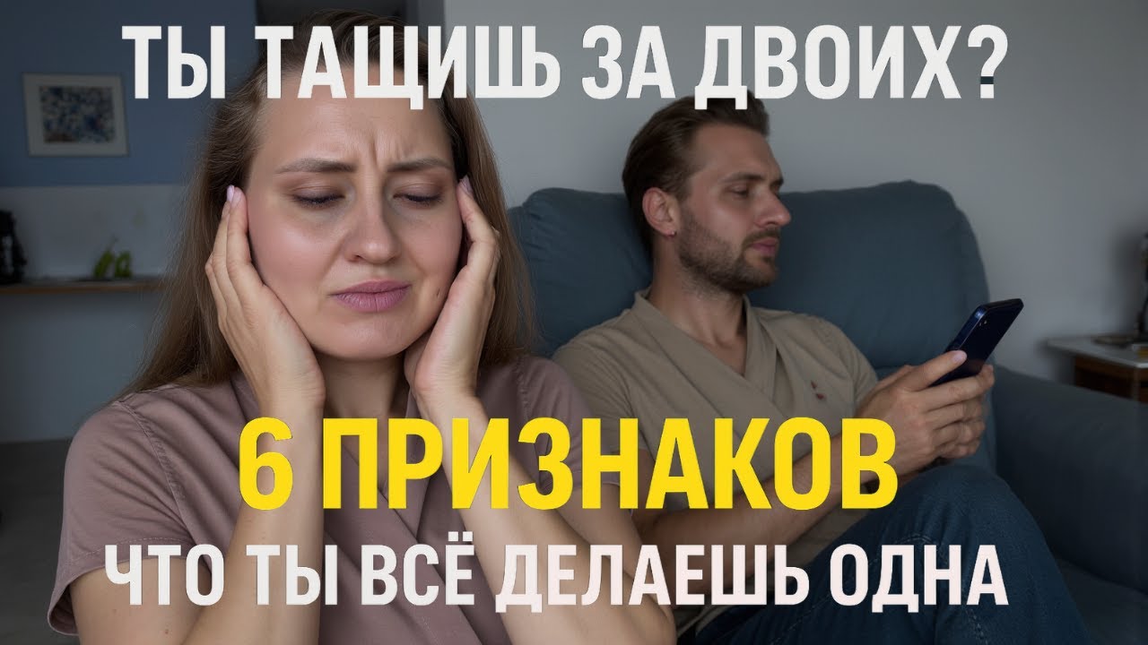 6 признаков, что вы тащите отношения в одиночку