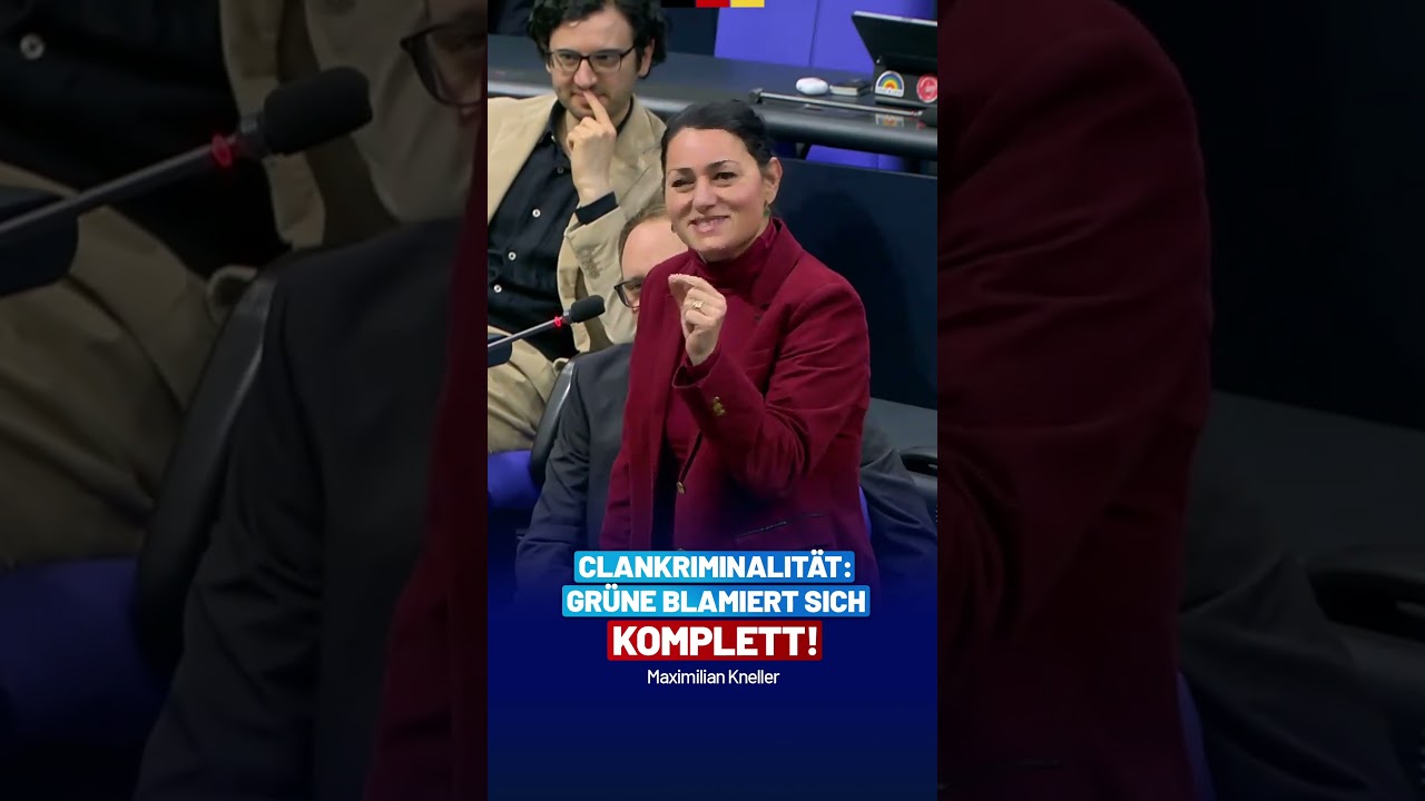 Zwischenintervention von Maximilian Kneller entlarvt Gr&uuml;ne! - AfD-Fraktion im Bundestag