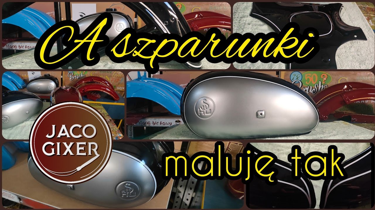 A szparunki maluję tak.