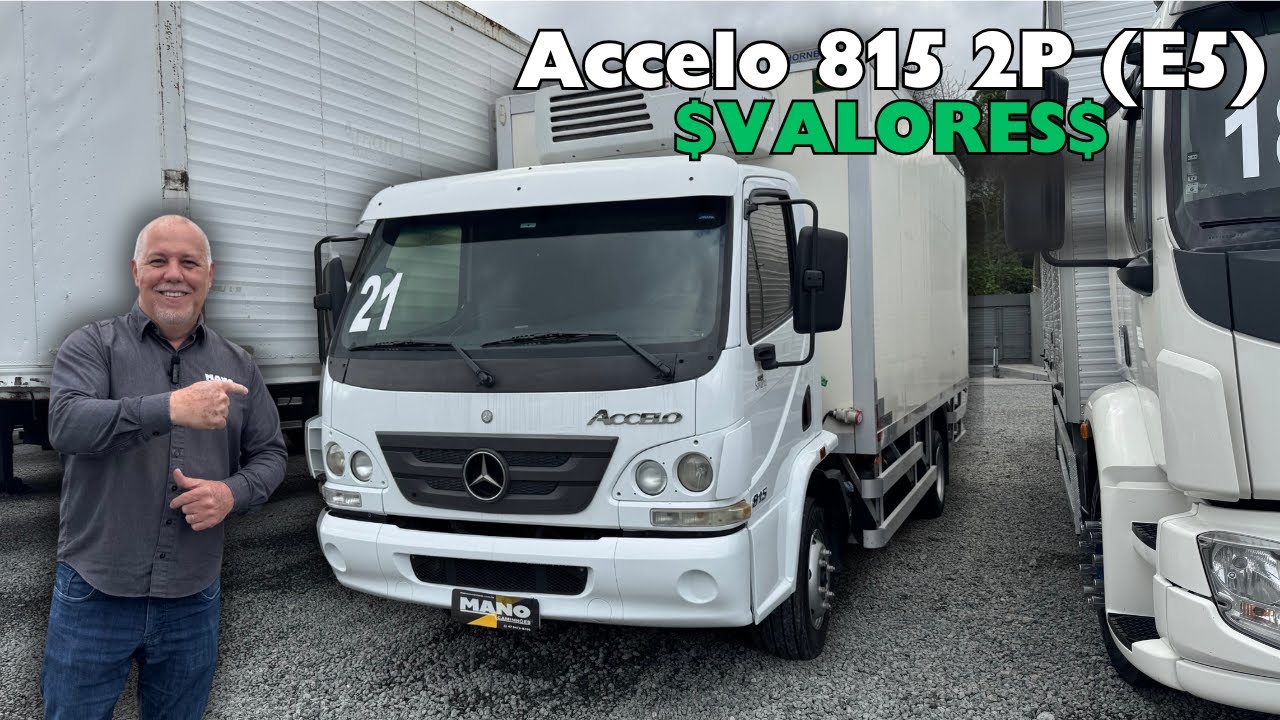 MERCEDES-BENZ Accelo 815 2P (E5) | CAMINHÃO À VENDA | MANO CAMINHÕES | ESTOQUE