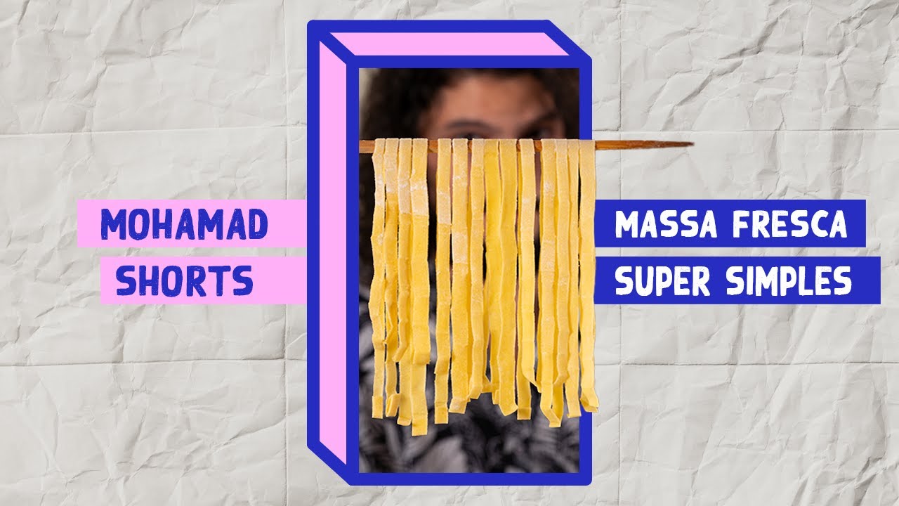 COMO FAZER MASSA FRESCA CASEIRA | #Shorts | Mohamad Hindi