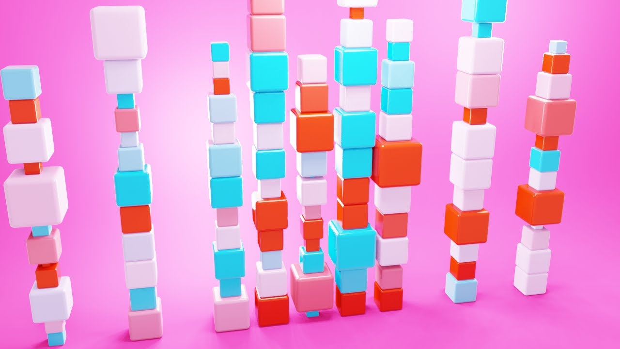 How to Stack Cubes with the accumulate field node! (Blender 3.1)