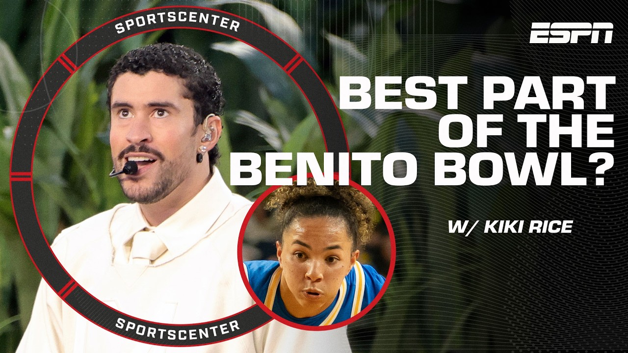 Kiki Rice shares HER favorite part of Bad Bunny's SB LX Halftime Show 🩵 | SportsCenter