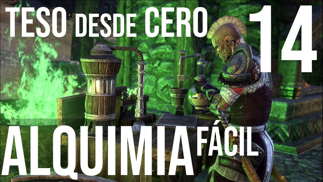14-The Elder Scrolls Online - desde CERO: - ALQUIMIA fácil - ADDON - Potion Maker