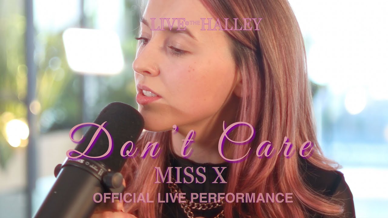 Miss X - Don't Care (Official Live Performance) I FLASHBACKS