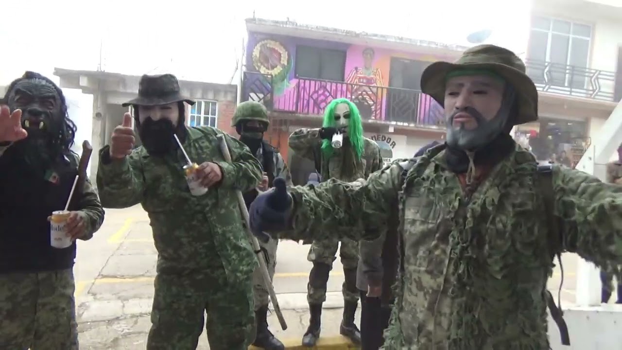 carnaval Triqui San Andrés Chicahuaxtla 2026 parte 4 Bailando con lideres del sabor