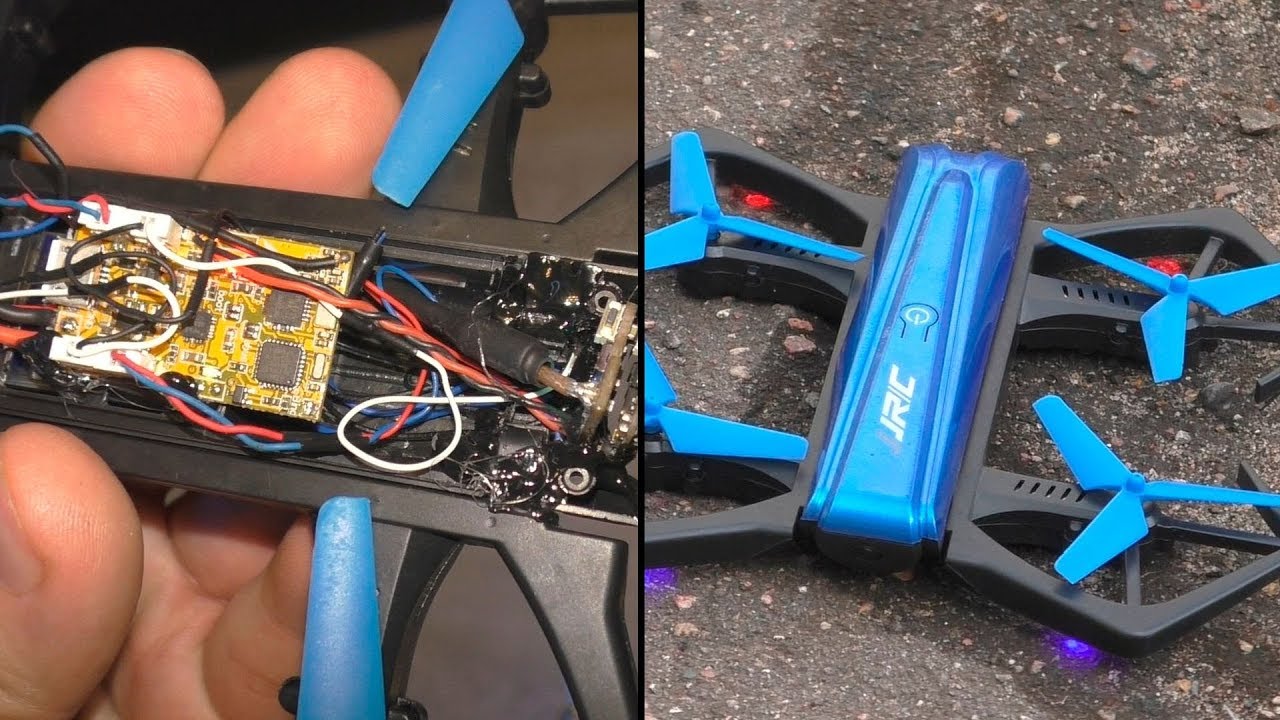 ОБЗОР и МОДЕРНИЗАЦИЯ JJRC BLUE CRAB H43WH