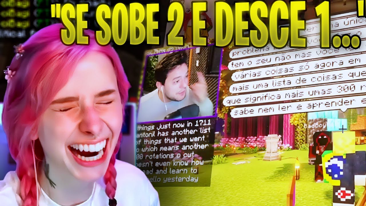 RICHAS MOSTRA PARA BAGI A HÍSTORIA DO 'SOBE 2 DESCE 1' DO FOREVER KKKKK I QSMP