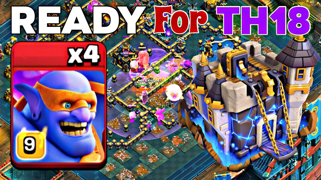 Super Bowler Smash is Ready to DESTROY TH18 on Day 1! (Clash of Clans)