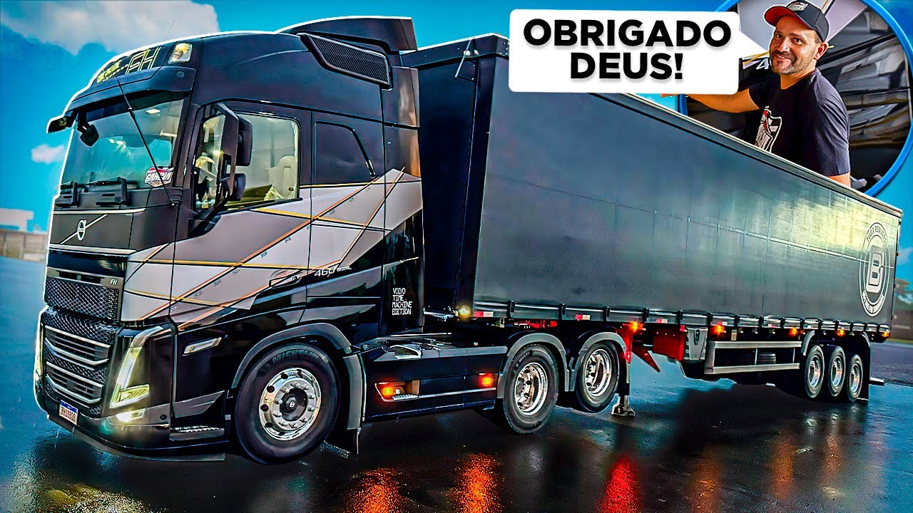 ENTREGUEI O NOVO FH PRO NOVO MOTORISTA 😍 ELE NÃO ACREDITOU