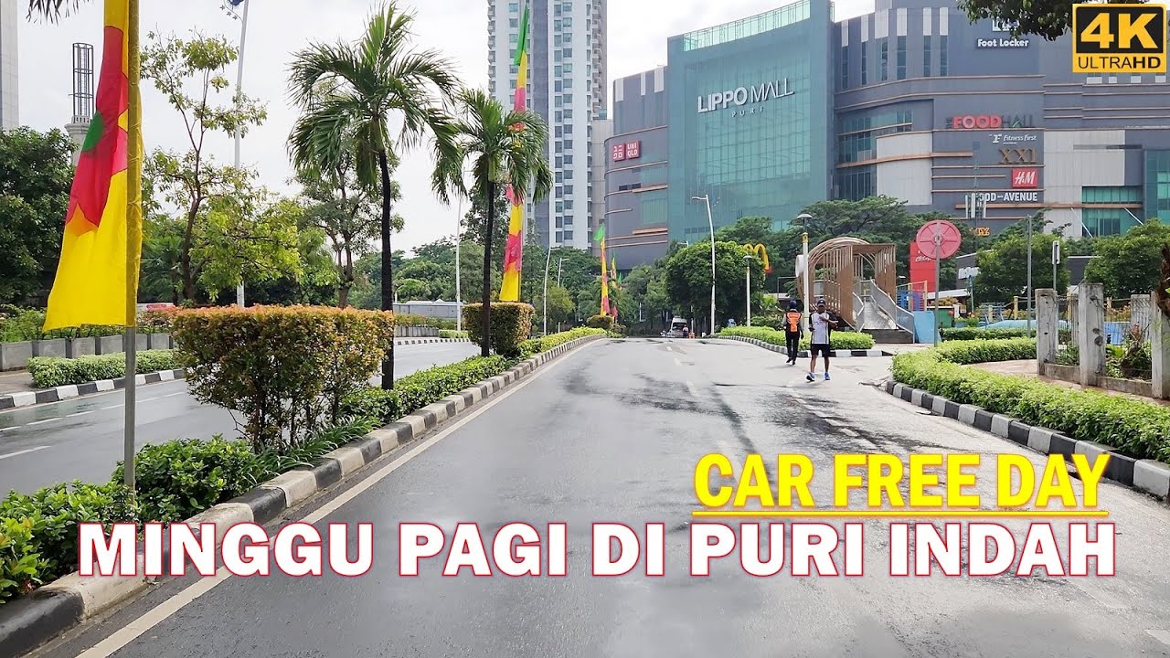 CFD PURI INDAH❗Jalan Berolahraga di Minggu Pagi di sekitaran Puri Indah - Jakarta Barat Car Free Day