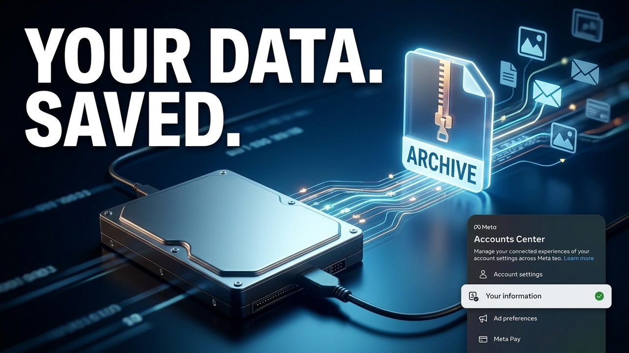 How To Download Your Facebook Data History For Local Backup (Quick and Easy)