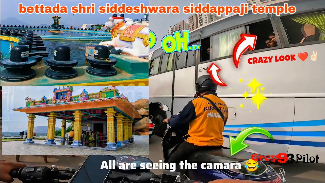 Bettada shri siddeshwara siddappaji temple | 60 km from banglore #kannada #hillstation #pulsarn160 