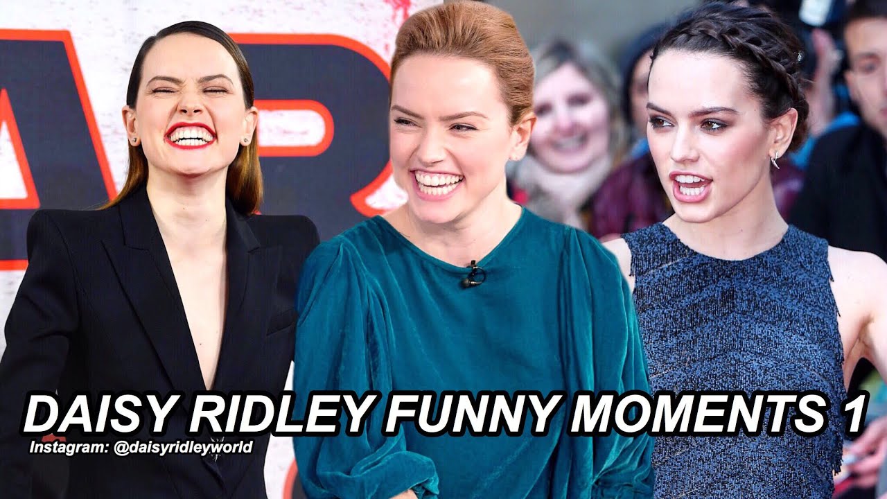Daisy Ridley Funny Moments Part 1!