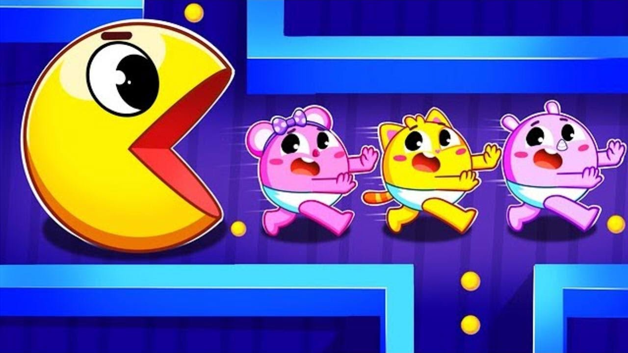 PaсМan Run | Yummy & Healthy Food Games for Kids & Nursery Rhymes