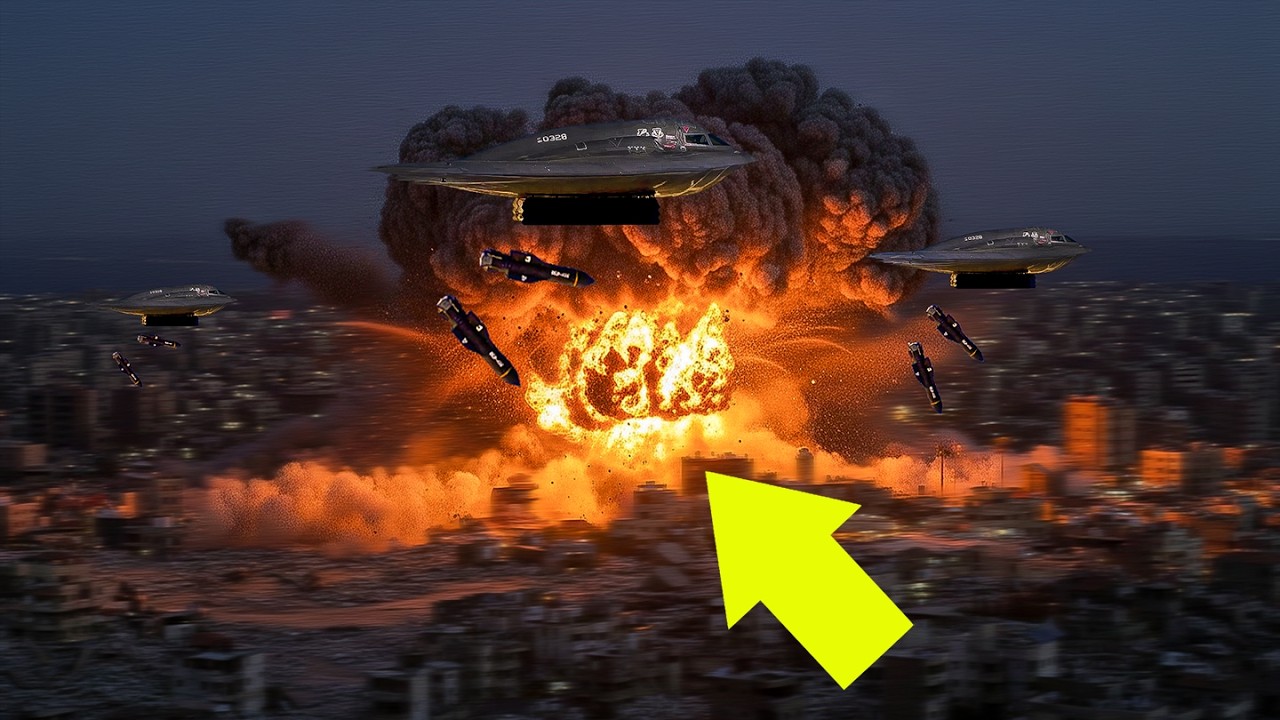 Iran SHOCKED! 2 B-2 Spirits Reinforced with Fighter Jets Entered Middle Eastern Airspace Overnight
